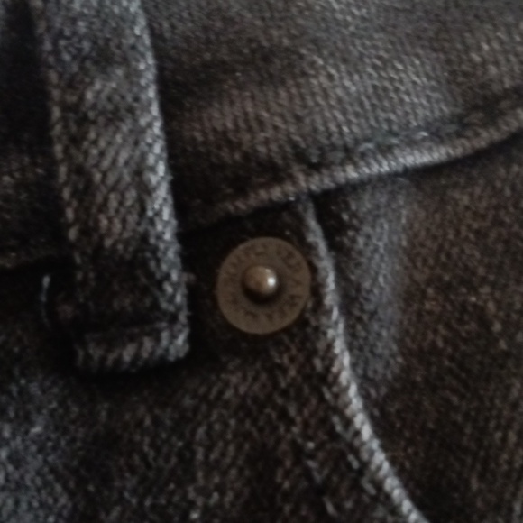 VTG Simply Vera Wang 5 pocket jeans 33/30 black with VS on back pockets boot cut - Picture 10 of 13